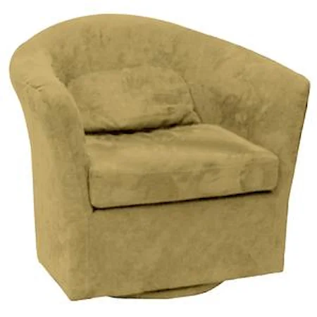 Contemporary Tub Chair with Matching Pillow